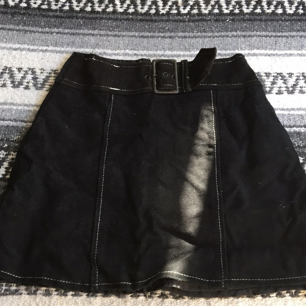 Vintage Leather Skirt